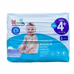 Підгузки Mamia Premium 4+ (9-15 кг) 46 шт