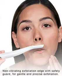 Жіночий тример для обличчя Flawless Dermaplane, білий, з LED підсвіткою, 6 лез із японської сталі - мініатюра 9