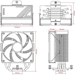 Кулер для процесора ID-Cooling Frozn A410 ARGB (FROZN A410 ARGB) - мініатюра 7
