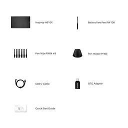 Графічний планшет Huion Inspiroy H610X [67890] - мініатюра 6