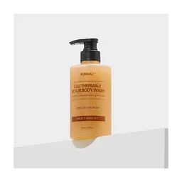 Гель для душу Kundal Eau Thermal Scrub Body Wash Violet Muguet 500 мл (8809809428655) - мініатюра 3