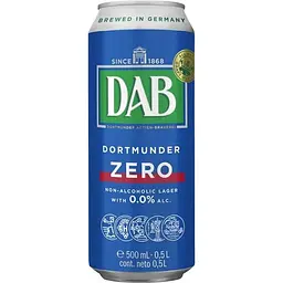 Пиво DAB Zero світле фільтроване 0% 0.5 л