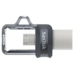 Флеш-накопичувач Sandisk USB 3.0 Ultra Dual Drive OTG M3.0 256Gb (150Mb/s) (SDDD3-256G-G46) - мініатюра 5