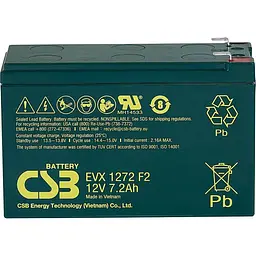 Акумулятор CSB AGM 12V [12V/7.2Ah/86.4Wh] [EVX1272] [112326]