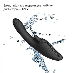 Смарт-вібратор Zalo Ares Obsidian Black, підігрів, 3 мотори, язичок для клітора, стимуляція точки G - мініатюра 8