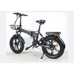 Електровелосипед Trigo фетбайк 20 дюймів 1200W 48V 24Ah чорний - мініатюра 2