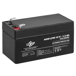 Акумулятор AGM LPM 12V - 1.3 Ah - мініатюра 4