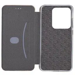 Шкіряний чохол-книжка Classy для ZTE Blade A75 4G Золотий - мініатюра 2
