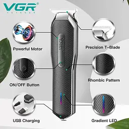 Машинка для стрижки волосся VGR V-930 - мініатюра 2