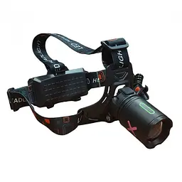 Ліхтар налобний акумуляторний 2x18650 ЗУ Type-C zoom FLUORESCENCE CT012-2P-TG