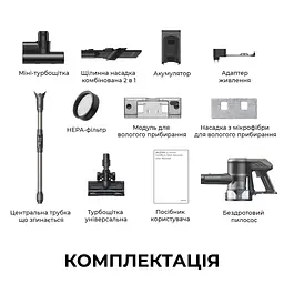 Бездротовий пилосос MOVA S2 Detect - мініатюра 12