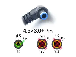 Блок живлення для HP 250-G3, 250-G4, 250-G5, 255-G3 (19.5V 4.62A 90W (4.5x3.0+Pin Blue)) - мініатюра 2