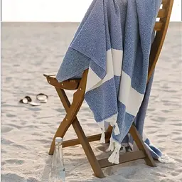 Рушник-пештемаль пляжний Love You Home ly60190 100х180 см синій - мініатюра 7