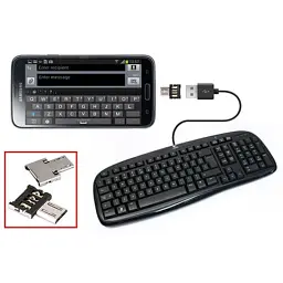 Перехідник OTG Micro to USB AF Lapara (LA-OTG-microUSB-adaptor) - мініатюра 5