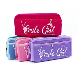 Пенал Smile Girl, 2 відділення, 2104L-P (В асортименті) - мініатюра 2