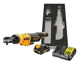 Гайкокрут кутовий - ключ-храповик акумуляторний DeWalt з АКБ та ЗП DCF503L1G - мініатюра 2