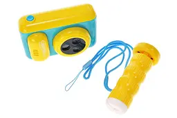 Дитячий цифровий фотоапарат акумуляторний Hello Kids Camera Cute Fun EC888-3C, 2 кольори, у коробці р.21х6х16,5 см - мініатюра 7