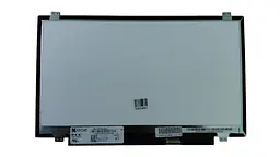 Матриця для ноутбука 14,0", Slim тонка, 30 pin eDP знизу справа, 1920x1080, Світлодіодна LED, кріплення вгору/вниз, матова, BOE-Hydis, NV140FHM-N43