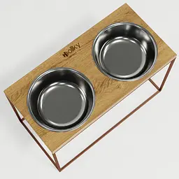 Hollky Base XXL40 — миски на підставці для дуже великих собак (2 × 2,8 л) - мініатюра 7
