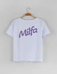 Біла жіноча футболка "Milfa" M