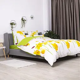 Постільна білизна євро ТЕП Soft dreams Яскравий нарцис 2-03859-29566 200х220 см - мініатюра 4