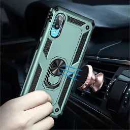 Панель BeCover Military для Samsung Galaxy A02 SM-A022 / M02 SM-M022 Dark Green (706641) - мініатюра 4