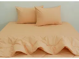 Комплект постільної білизни (Apricot Cream) 1,5-спальний TAG tekstil pbe0028655 - мініатюра 3
