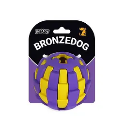 Іграшка для собак Bronzedog Jumble Двошаровий м'яч 6,5 см - мініатюра 2