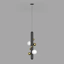 Підвісний світильник Babich Studio Lunar P Black (RAL 9005) - мініатюра 2