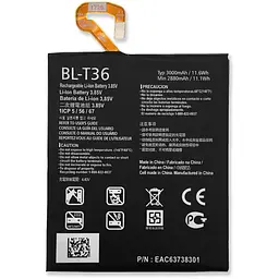 Батарея LG BL-T36 LG K11 Plus. LG K30 2018 X410, LMX410, LMX410FC