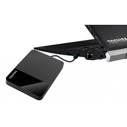 Зовнішній жорсткий диск 2.5" USB 2.0ТB Toshiba Canvio Ready Black (HDTP320EK3AA) - мініатюра 2