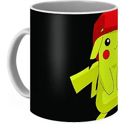Кухоль GeekLand Покемон Го Pokemon Go в кепці PG.01.24.803 330 мл білий - мініатюра 2