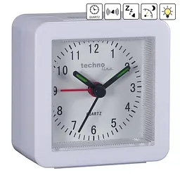 Годинник настільний Technoline Modell SC White (Modell SC weis), Білий - мініатюра 5