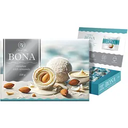 Цукерки Chocco Via Bona з мигдалем 350 г