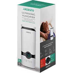 Зволожувач повітря Ardesto 4 л білий (USH-M-LCD-4L-W) - мініатюра 14