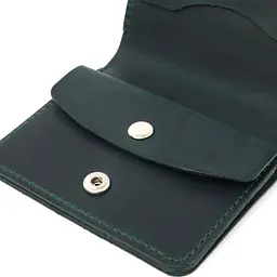 Шкіряне портомне унісекс SHVIGEL 9,3х9,5х1,3 см acs0022799 - мініатюра 5