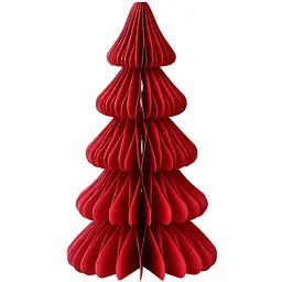 Ялинка декоративна паперова МВМ My home 250х140 мм S темно-червона (DH-NY-92 S DARK RED)