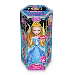 Набір для ліплення Princess Doll CLPD-02, 2 види пластиліна в комплекті Блакитне плаття