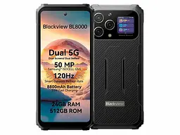 Смартфон Blackview BL8000 12/512GB Black (Global) NFC