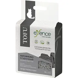 Уцінка. Наповнювач для котячого туалету Essence Tofu з вугіллям 6 л (920048) 
