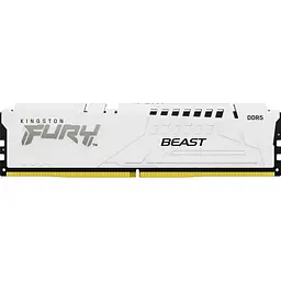 Модуль пам'яті Kingston Fury DDR5 64GB (2x32) 6400MHz Beast White XMP (KF564C32BWK2-64)