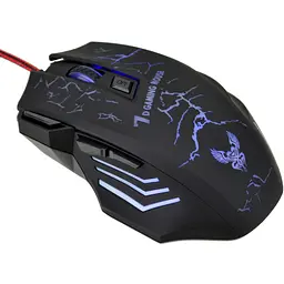 Ігрова миша c підсвічуванням геймерські миші провідні USB Gaming Mouse X7 RGB 4800 dpi