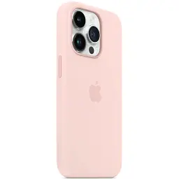 Чохол-накладка Apple Silicone Case with MagSafe для Apple iPhone 14 Pro Chalk Pink (MPTH3) - мініатюра 5