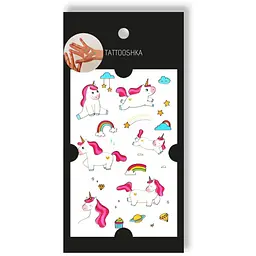 Тату Tattooshka Райдужний єдиноріг EC-651 (5805800010281) shop (5805800010281)