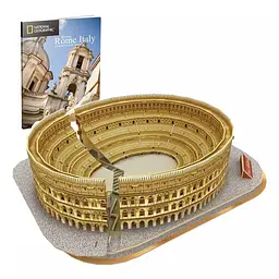 Пазл Cubic Fun Тривимірна головоломка-конструктор National Geographic Колізей (DS0976h) - мініатюра 2