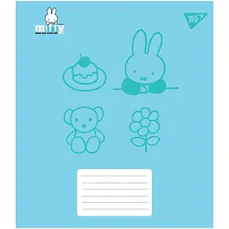 Набір зошитів Yes Miffy Bunny A5 в клітинку 12 аркушів 25 шт. (767617) - мініатюра 4