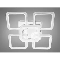 Люстра Linisoln 5588-4+1 WH LED-3 LED з пультом, біла, 3 режими освітлення, 105 Вт