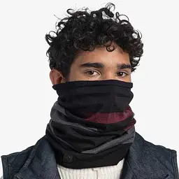Шарф-труба Buff Merino Move, Black Чорний - мініатюра 3