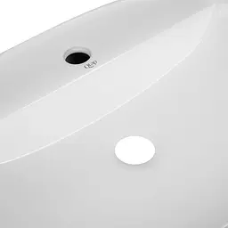 Умивальник Qtap Scorpio накладний овальний 610x400x120 мм White + донний клапан PU02, Білий - мініатюра 5