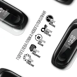 Гідрогелева плівка на годинники ArmorStandart Xiaomi Mi Band 3/4 захисна плівка для смарт годинників прозора (ARM57736) - мініатюра 2